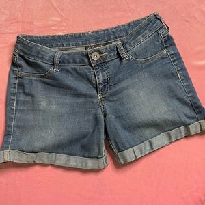 Stretch Denim Shorts